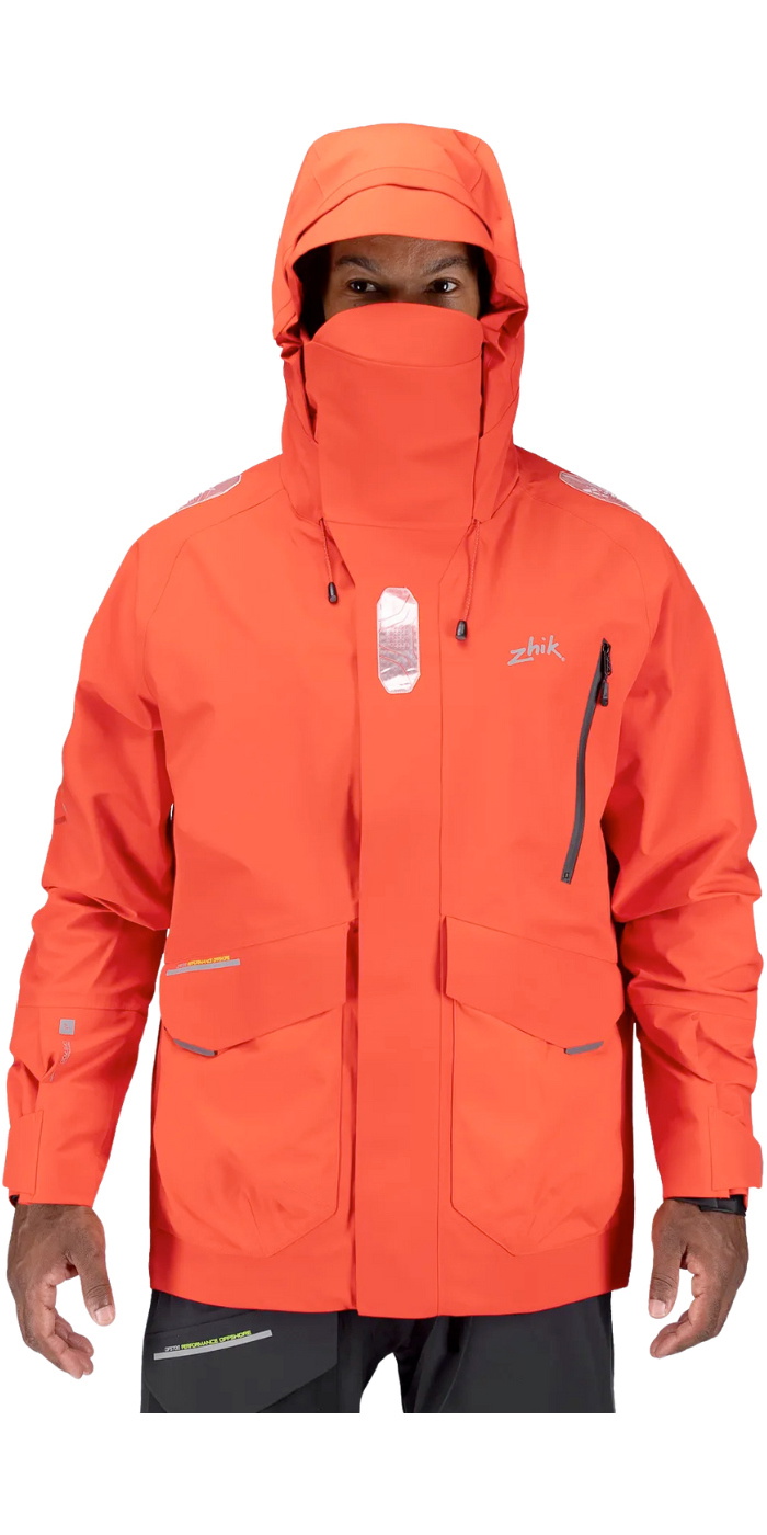 【せんちょー夢】  SAILING JACKET Zhik Mens OFS700 Offshore Sailing Jacket JKT-0700-M-FRD - Flame